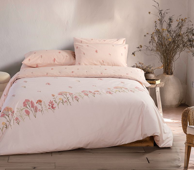 ΣΕΤ ΣΕΝΤΟΝΙΑ ΜΟΝΑ FRAGESCA ΜΕ ΛΑΣΤΙΧΟ NEF-NEF HOMEWARE, 100% ΒΑΜΒΑΚΙ - Image 2