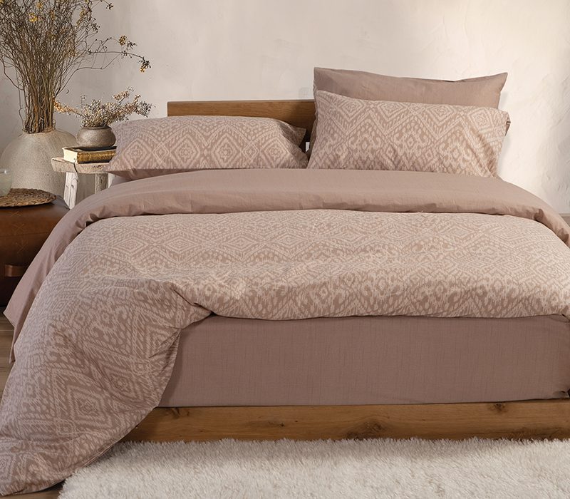 ΣΕΤ ΣΕΝΤΟΝΙΑ ΔΙΠΛΑ ORION 200Χ270 NEF-NEF HOMEWARE, 100% ΒΑΜΒΑΚΙ
