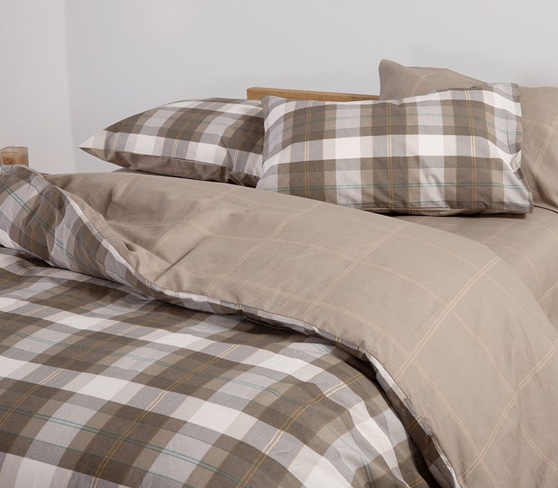 ΣΕΤ ΣΕΝΤΟΝΙΑ KING SIZE RACKET ΜΕ ΛΑΣΤΙΧΟ NEF-NEF HOMEWARE, 100% ΒΑΜΒΑΚΙ - Image 6