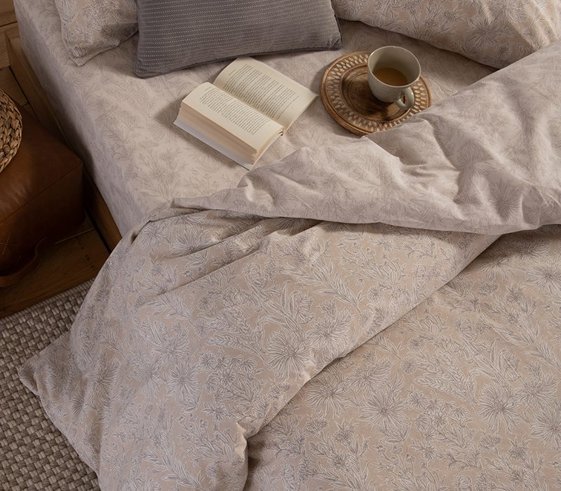 ΣΕΤ ΠΑΠΛΩΜΑΤΟΘΗΚΗ ΥΠΕΡΔΙΠΛΗ LUCIL 240Χ230 NEF-NEF HOMEWARE, 100% ΒΑΜΒΑΚΙ - Image 6