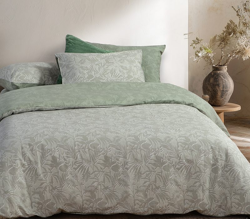 ΣΕΤ ΠΑΠΛΩΜΑΤΟΘΗΚΗ ΥΠΕΡΔΙΠΛΗ DAZIER 240Χ230 NEF-NEF HOMEWARE, 100% ΒΑΜΒΑΚΙ