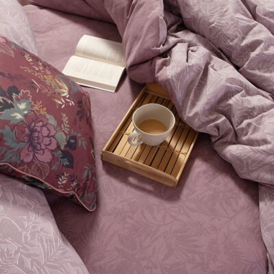 ΣΕΤ ΠΑΠΛΩΜΑΤΟΘΗΚΗ ΥΠΕΡΔΙΠΛΗ DAZIER 240Χ230 NEF-NEF HOMEWARE, 100% ΒΑΜΒΑΚΙ - Image 4
