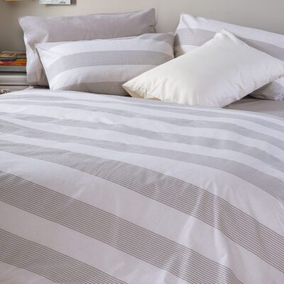 ΣΕΤ ΠΑΠΛΩΜΑΤΟΘΗΚΗ ΜΟΝΗ CASUAL STRIPE 170Χ240 NEF-NEF HOMEWARE, 100% ΒΑΜΒΑΚΙ - Image 2