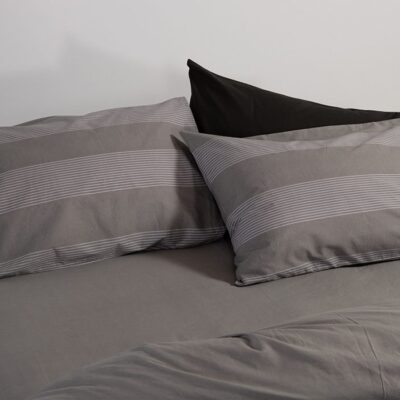 ΣΕΤ ΠΑΠΛΩΜΑΤΟΘΗΚΗ ΜΟΝΗ CASUAL STRIPE 170Χ240 NEF-NEF HOMEWARE, 100% ΒΑΜΒΑΚΙ - Image 5