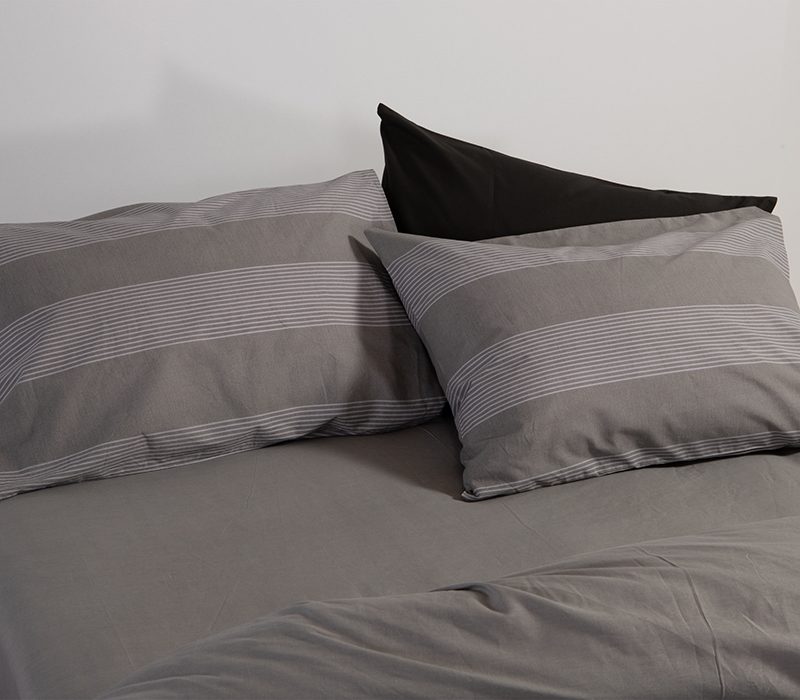 ΣΕΤ ΠΑΠΛΩΜΑΤΟΘΗΚΗ ΥΠΕΡΔΙΠΛΗ CASUAL STRIPE 240Χ230 NEF-NEF HOMEWARE, 100% ΒΑΜΒΑΚΙ - Image 5