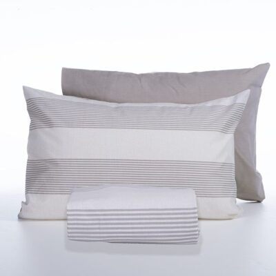 ΣΕΤ ΠΑΠΛΩΜΑΤΟΘΗΚΗ ΥΠΕΡΔΙΠΛΗ CASUAL STRIPE 240Χ230 NEF-NEF HOMEWARE, 100% ΒΑΜΒΑΚΙ - Image 6