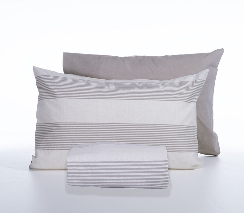 ΣΕΤ ΠΑΠΛΩΜΑΤΟΘΗΚΗ ΥΠΕΡΔΙΠΛΗ CASUAL STRIPE 240Χ230 NEF-NEF HOMEWARE, 100% ΒΑΜΒΑΚΙ - Image 6