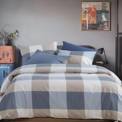 ΣΕΤ ΠΑΠΛΩΜΑΤΟΘΗΚΗ ΜΟΝΗ CASUAL CHECK 170Χ240 NEF-NEF HOMEWARE, 100% ΒΑΜΒΑΚΙ