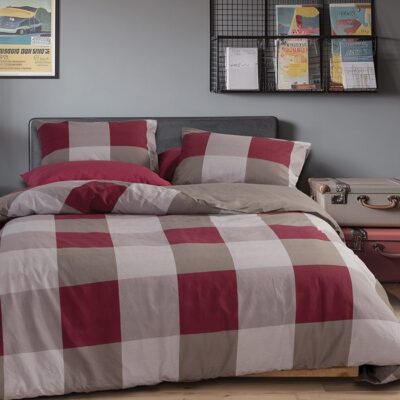 ΣΕΤ ΠΑΠΛΩΜΑΤΟΘΗΚΗ ΜΟΝΗ CASUAL CHECK 170Χ240 NEF-NEF HOMEWARE, 100% ΒΑΜΒΑΚΙ - Image 2