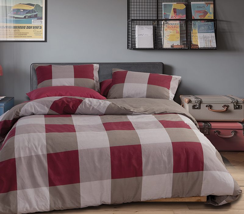 ΣΕΤ ΠΑΠΛΩΜΑΤΟΘΗΚΗ ΜΟΝΗ CASUAL CHECK 170Χ240 NEF-NEF HOMEWARE, 100% ΒΑΜΒΑΚΙ - Image 2
