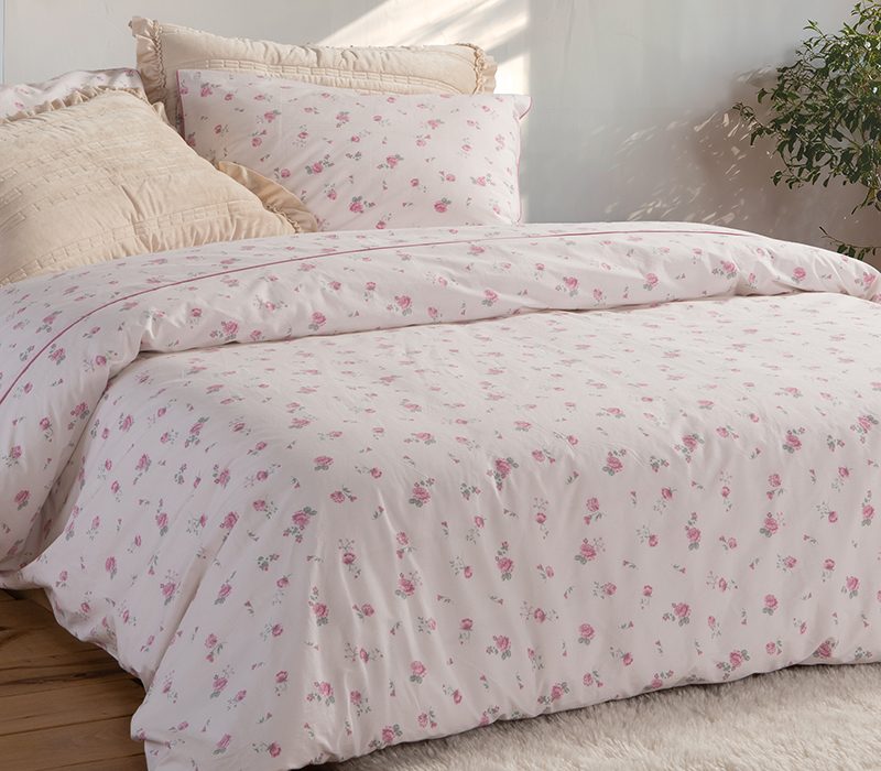 ΣΕΤ ΠΑΠΛΩΜΑΤΟΘΗΚΗ ΥΠΕΡΔΙΠΛΗ LORALEY 240X230 NEF-NEF HOMEWARE, 100% ΒΑΜΒΑΚΙ - Image 2