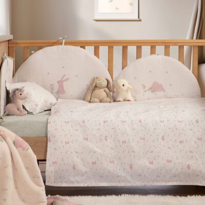 ΒΡΕΦΙΚΑ ΣΕΤ ΣΕΝΤΟΝΙΑ ΚΟΥΝΙΑΣ COUNTRY BUNNY  NEF-NEF HOMEWARE, 100% ΒΑΜΒΑΚΙ