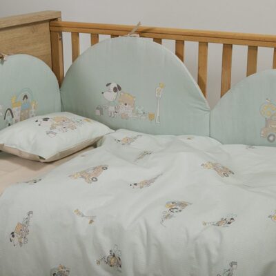 ΒΡΕΦΙΚΑ ΣΕΤ ΣΕΝΤΟΝΙΑ ΚΟΥΝΙΑΣ LIFE IN THE CITY NEF-NEF HOMEWARE, 100% ΒΑΜΒΑΚΙ - Image 2