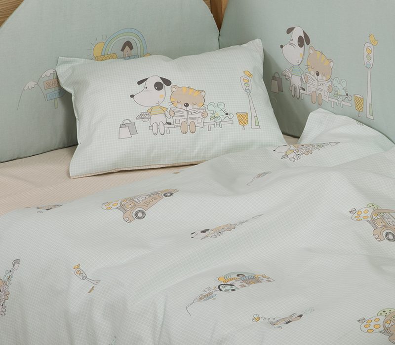 ΒΡΕΦΙΚΑ ΣΕΤ ΣΕΝΤΟΝΙΑ ΚΟΥΝΙΑΣ LIFE IN THE CITY NEF-NEF HOMEWARE, 100% ΒΑΜΒΑΚΙ - Image 3