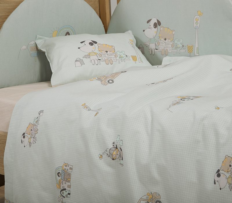 ΒΡΕΦΙΚΑ ΣΕΤ ΣΕΝΤΟΝΙΑ ΚΟΥΝΙΑΣ LIFE IN THE CITY NEF-NEF HOMEWARE, 100% ΒΑΜΒΑΚΙ - Image 4