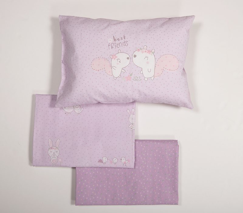 ΒΡΕΦΙΚΑ ΣΕΤ ΣΕΝΤΟΝΙΑ ΚΟΥΝΙΑΣ BEST FRIENDS  NEF-NEF HOMEWARE, 100% ΒΑΜΒΑΚΙ - Image 4