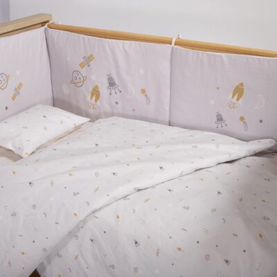ΒΡΕΦΙΚΑ ΣΕΤ ΣΕΝΤΟΝΙΑ ΚΟΥΝΙΑΣ MY UNIVERSE  NEF-NEF HOMEWARE, 100% ΒΑΜΒΑΚΙ - Image 2