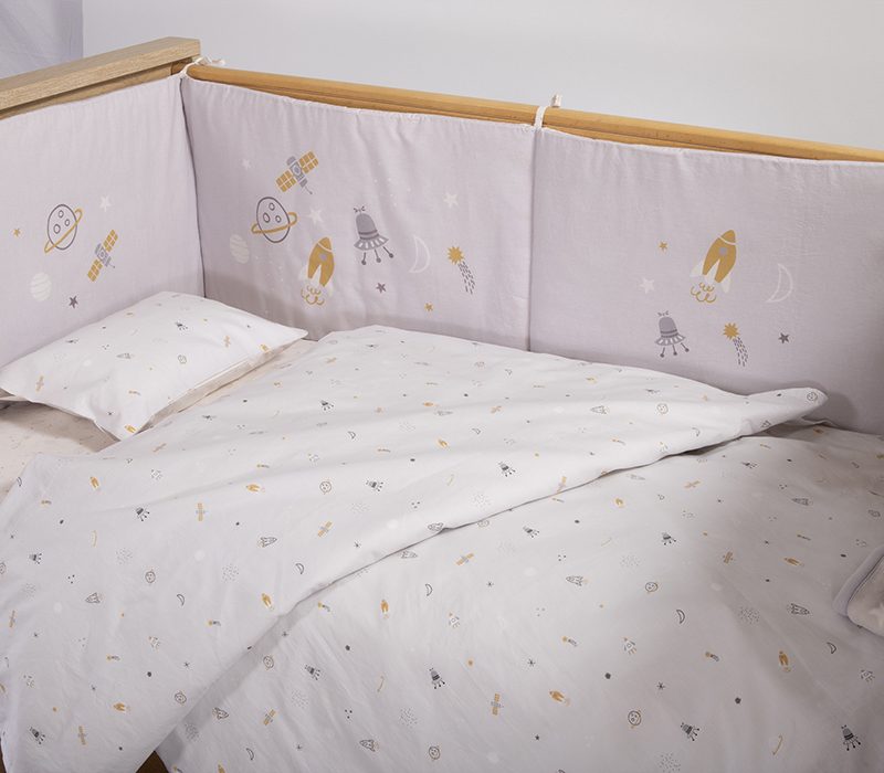 ΒΡΕΦΙΚΑ ΣΕΤ ΣΕΝΤΟΝΙΑ ΚΟΥΝΙΑΣ MY UNIVERSE  NEF-NEF HOMEWARE, 100% ΒΑΜΒΑΚΙ - Image 2