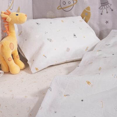 ΒΡΕΦΙΚΑ ΣΕΤ ΣΕΝΤΟΝΙΑ ΚΟΥΝΙΑΣ MY UNIVERSE  NEF-NEF HOMEWARE, 100% ΒΑΜΒΑΚΙ - Image 3