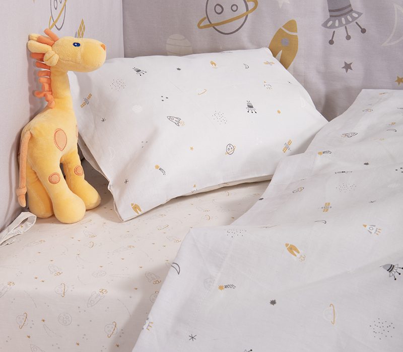 ΒΡΕΦΙΚΑ ΣΕΤ ΣΕΝΤΟΝΙΑ ΚΟΥΝΙΑΣ MY UNIVERSE  NEF-NEF HOMEWARE, 100% ΒΑΜΒΑΚΙ - Image 3