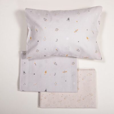 ΒΡΕΦΙΚΑ ΣΕΤ ΣΕΝΤΟΝΙΑ ΚΟΥΝΙΑΣ MY UNIVERSE  NEF-NEF HOMEWARE, 100% ΒΑΜΒΑΚΙ - Image 4