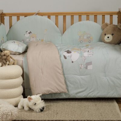 ΒΡΕΦΙΚΟ ΠΑΠΛΩΜΑ LIFE IN THE CITY 110Χ140 NEF-NEF HOMEWARE, ΥΦΑΣΜΑ:100% BAMBΑΚΙ - ΕΣΩΤ:100% ΠΟΛΥΕΣΤΕΡΑΣ