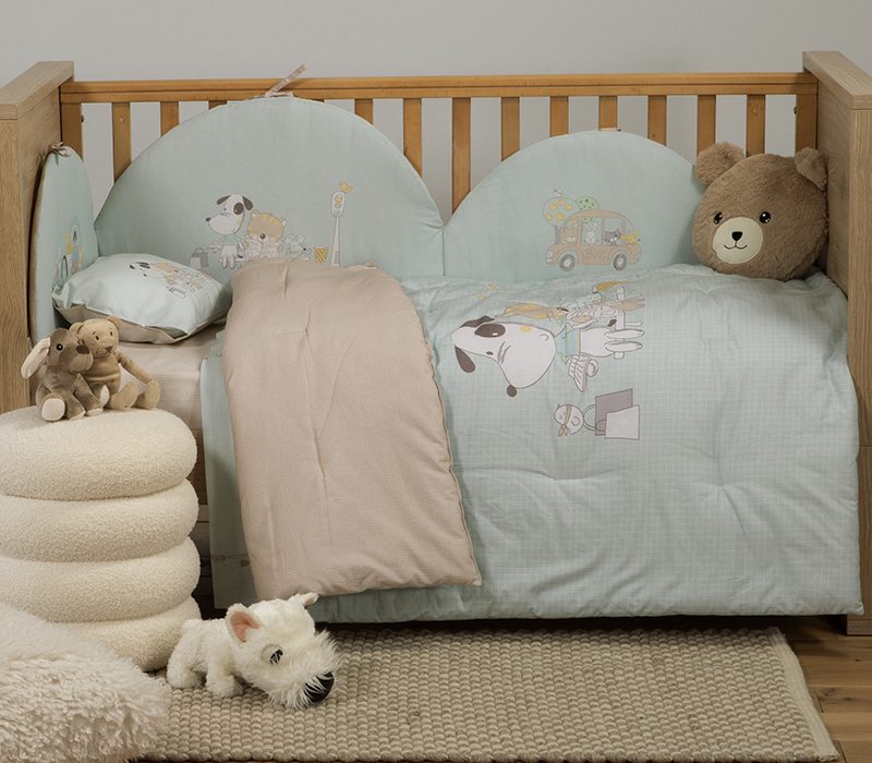ΒΡΕΦΙΚΟ ΠΑΠΛΩΜΑ LIFE IN THE CITY 110Χ140 NEF-NEF HOMEWARE, ΥΦΑΣΜΑ:100% BAMBΑΚΙ - ΕΣΩΤ:100% ΠΟΛΥΕΣΤΕΡΑΣ