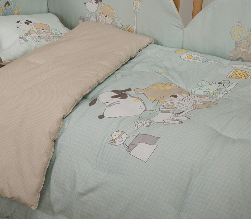 ΒΡΕΦΙΚΟ ΠΑΠΛΩΜΑ LIFE IN THE CITY 110Χ140 NEF-NEF HOMEWARE, ΥΦΑΣΜΑ:100% BAMBΑΚΙ - ΕΣΩΤ:100% ΠΟΛΥΕΣΤΕΡΑΣ - Image 3