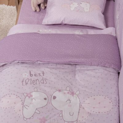 ΒΡΕΦΙΚΟ ΠΑΠΛΩΜΑ BEST FRIENDS 110Χ140 NEF-NEF HOMEWARE, ΥΦΑΣΜΑ:100% BAMBΑΚΙ - ΕΣΩΤ:100% ΠΟΛΥΕΣΤΕΡΑΣ - Image 2