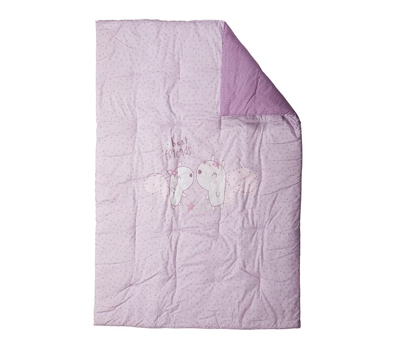 ΒΡΕΦΙΚΟ ΠΑΠΛΩΜΑ BEST FRIENDS 110Χ140 NEF-NEF HOMEWARE, ΥΦΑΣΜΑ:100% BAMBΑΚΙ - ΕΣΩΤ:100% ΠΟΛΥΕΣΤΕΡΑΣ - Image 3