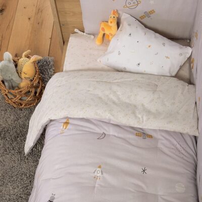 ΒΡΕΦΙΚΟ ΠΑΠΛΩΜΑ MY UNIVERSE 110Χ140 NEF-NEF HOMEWARE, ΥΦΑΣΜΑ:100% BAMBΑΚΙ - ΕΣΩΤ:100% ΠΟΛΥΕΣΤΕΡΑΣ - Image 2