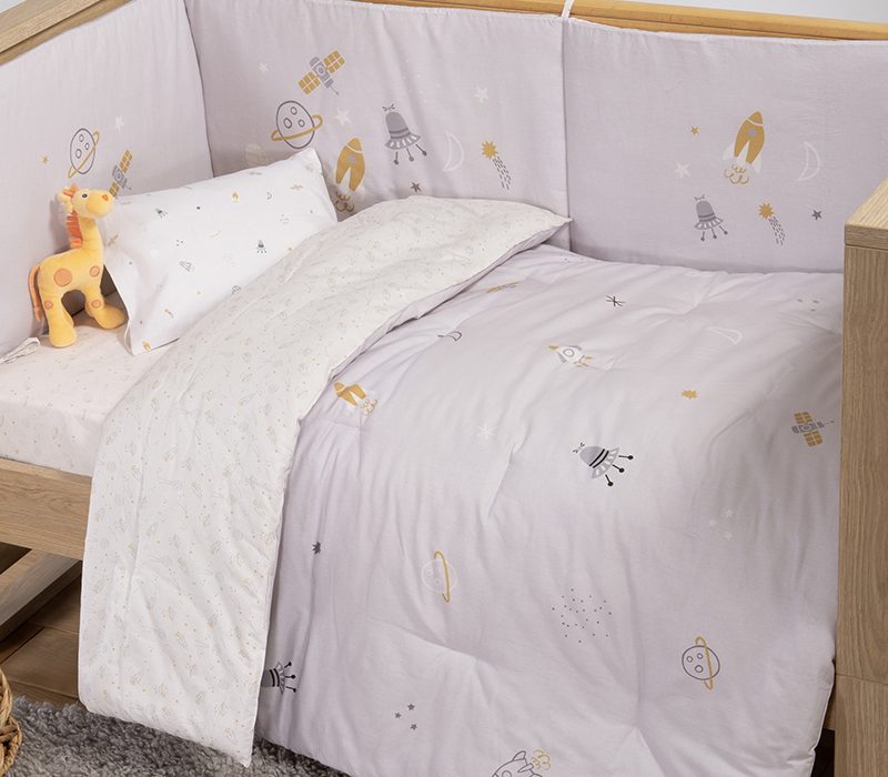 ΒΡΕΦΙΚΟ ΠΑΠΛΩΜΑ MY UNIVERSE 110Χ140 NEF-NEF HOMEWARE, ΥΦΑΣΜΑ:100% BAMBΑΚΙ - ΕΣΩΤ:100% ΠΟΛΥΕΣΤΕΡΑΣ - Image 3