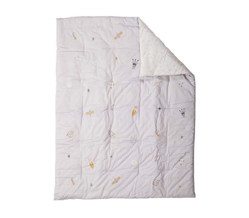 ΒΡΕΦΙΚΟ ΠΑΠΛΩΜΑ MY UNIVERSE 110Χ140 NEF-NEF HOMEWARE, ΥΦΑΣΜΑ:100% BAMBΑΚΙ - ΕΣΩΤ:100% ΠΟΛΥΕΣΤΕΡΑΣ - Image 4