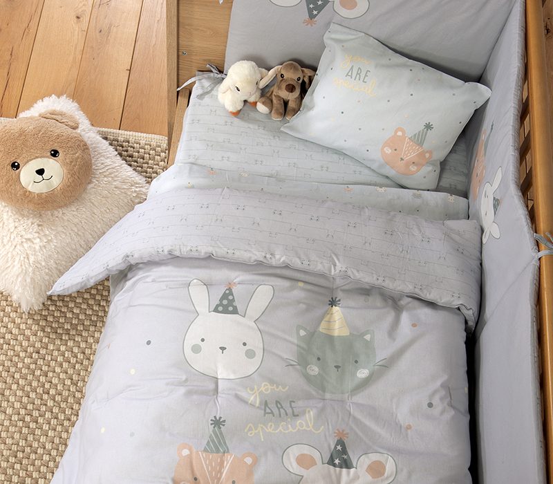 ΒΡΕΦΙΚΟ ΠΑΠΛΩΜΑ SPECIAL PARTY 110Χ140 NEF-NEF HOMEWARE, ΥΦΑΣΜΑ:100% BAMBΑΚΙ - ΕΣΩΤ:100% ΠΟΛΥΕΣΤΕΡΑΣ - Image 2