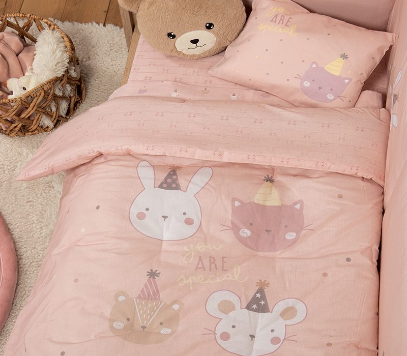 ΒΡΕΦΙΚΟ ΠΑΠΛΩΜΑ SPECIAL PARTY 110Χ140 NEF-NEF HOMEWARE, ΥΦΑΣΜΑ:100% BAMBΑΚΙ - ΕΣΩΤ:100% ΠΟΛΥΕΣΤΕΡΑΣ - Image 3