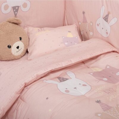 ΒΡΕΦΙΚΟ ΠΑΠΛΩΜΑ SPECIAL PARTY 110Χ140 NEF-NEF HOMEWARE, ΥΦΑΣΜΑ:100% BAMBΑΚΙ - ΕΣΩΤ:100% ΠΟΛΥΕΣΤΕΡΑΣ - Image 4