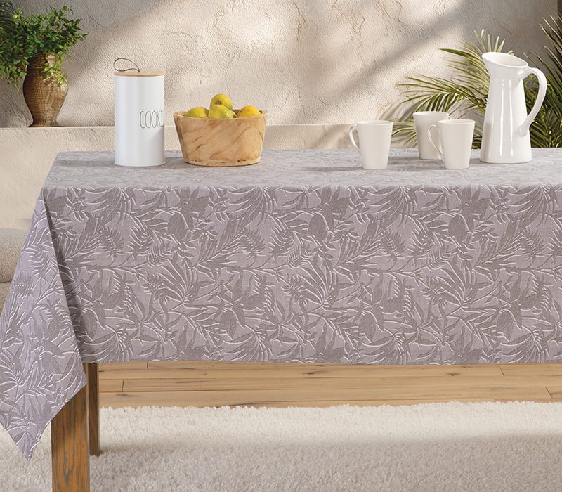 ΑΛΕΚΙΑΣΤΟ ΤΡΑΠΕΖΟΜΑΝΤΗΛΟ DAZIER 140Χ140 NEF-NEF HOMEWARE, 100% ΒΑΜΒΑΚΙ