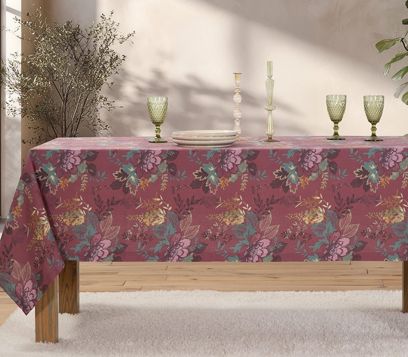 ΤΡΑΠΕΖΟΜΑΝΤΗΛΟ OPTASIA 140X140 NEF-NEF HOMEWARE, 50% BAMBΑΚΙ-50% ΠΟΛΥΕΣΤΕΡΑΣ