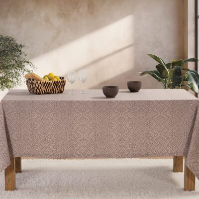 ΤΡΑΠΕΖΟΜΑΝΤΗΛΟ ORION 140X140 NEF-NEF HOMEWARE, 50% BAMBΑΚΙ-50% ΠΟΛΥΕΣΤΕΡΑΣ
