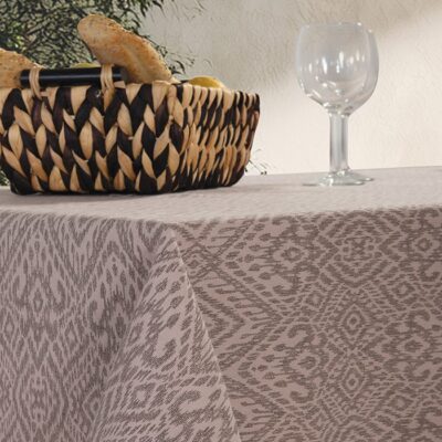 ΤΡΑΠΕΖΟΜΑΝΤΗΛΟ ORION 140X140 NEF-NEF HOMEWARE, 50% BAMBΑΚΙ-50% ΠΟΛΥΕΣΤΕΡΑΣ - Image 2