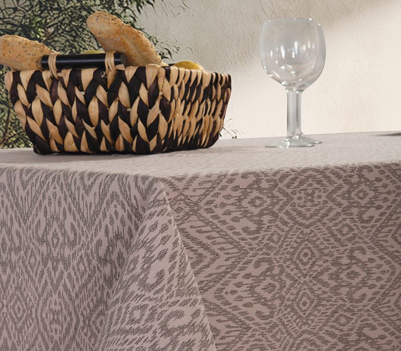 ΤΡΑΠΕΖΟΜΑΝΤΗΛΟ ORION 140X140 NEF-NEF HOMEWARE, 50% BAMBΑΚΙ-50% ΠΟΛΥΕΣΤΕΡΑΣ - Image 2
