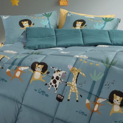 ΠΑΙΔΙΚΟ ΠΑΠΛΩΜΑ ΜΟΝΟ WILD DANCE 160X220 NEF-NEF HOMEWARE, ΕΞΩΤΕΡΙΚΑ:100% ΜΙΚΡΟΙΝΕΣ-ΕΣΩΤΕΡΙΚΑ:100% ΠΟΛΥΕΣΤΕΡΑΣ - Image 3
