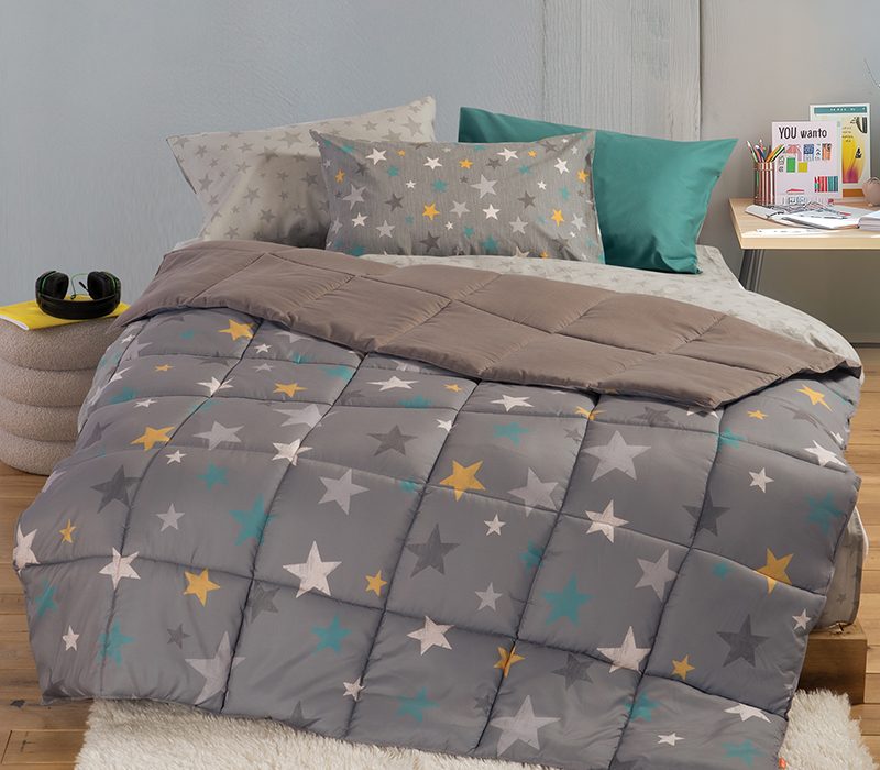 ΠΑΙΔΙΚΟ ΠΑΠΛΩΜΑ ΜΟΝΟ STARS ABOVE 160X220 NEF-NEF HOMEWARE, ΕΞΩΤΕΡΙΚΑ:100% ΜΙΚΡΟΙΝΕΣ-ΕΣΩΤΕΡΙΚΑ:100% ΠΟΛΥΕΣΤΕΡΑΣ