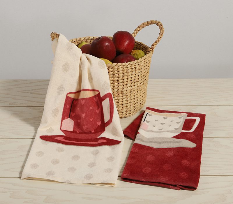 ΠΟΤΗΡΟΠΑΝΟ ΒΕΛΟΥΤΕ CUP OF TEA 40Χ60 NEF-NEF HOMEWARE, 100% ΒΑΜΒΑΚΙ - Image 2