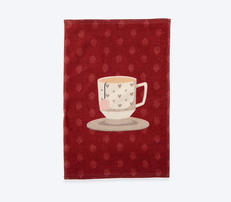 ΠΟΤΗΡΟΠΑΝΟ ΒΕΛΟΥΤΕ CUP OF TEA 40Χ60 NEF-NEF HOMEWARE, 100% ΒΑΜΒΑΚΙ - Image 4