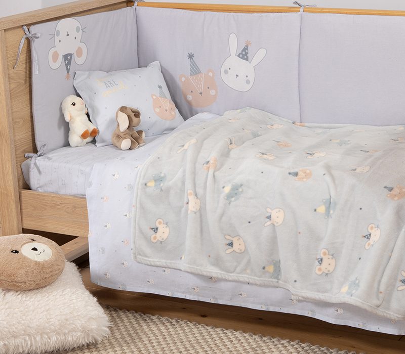 ΒΡΕΦΙΚΗ ΚΟΥΒΕΡΤΑ FLEECE ΑΓΚΑΛΙΑΣ SPECIAL PARTY 75X110 NEF-NEF HOMEWARE, 100% ΠΟΛΥΕΣΤΕΡΑΣ - Image 3
