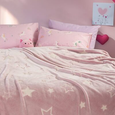 ΠΑΙΔΙΚΗ ΚΟΥΒΕΡΤΑ ΜΟΝΗ STARLIGHT 160X220 NEF-NEF HOMEWARE, 100% ΠΟΛΥΕΣΤΕΡΑΣ - Image 3