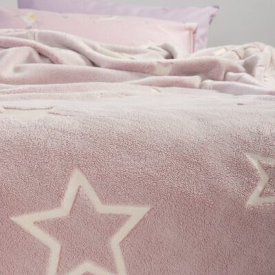 ΠΑΙΔΙΚΗ ΚΟΥΒΕΡΤΑ ΜΟΝΗ STARLIGHT 160X220 NEF-NEF HOMEWARE, 100% ΠΟΛΥΕΣΤΕΡΑΣ - Image 5