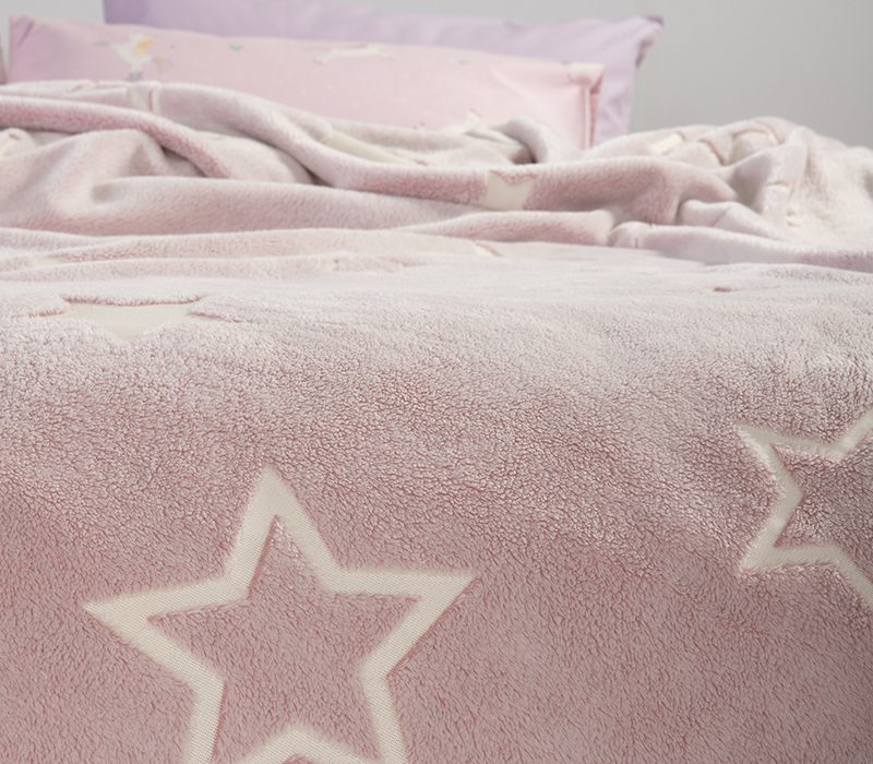 ΠΑΙΔΙΚΗ ΚΟΥΒΕΡΤΑ ΜΟΝΗ STARLIGHT 160X220 NEF-NEF HOMEWARE, 100% ΠΟΛΥΕΣΤΕΡΑΣ - Image 5