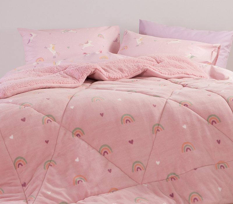 ΠΑΙΔΙΚΟ ΚΟΥΒΕΡΤΟΠΑΠΛΩΜΑ ΜΟΝΟ UNICORNS STYLE 160Χ220 NEF-NEF HOMEWARE, ΥΦ:100% ΠΟΛΥΕΣΤΕΡΑΣ ΓΕΜΙΣΜΑ:100% ΠΟΛΥΕΣΤΕΡΑΣ  ΠΙΣΩ:ΓΟΥΝΑ - Image 2